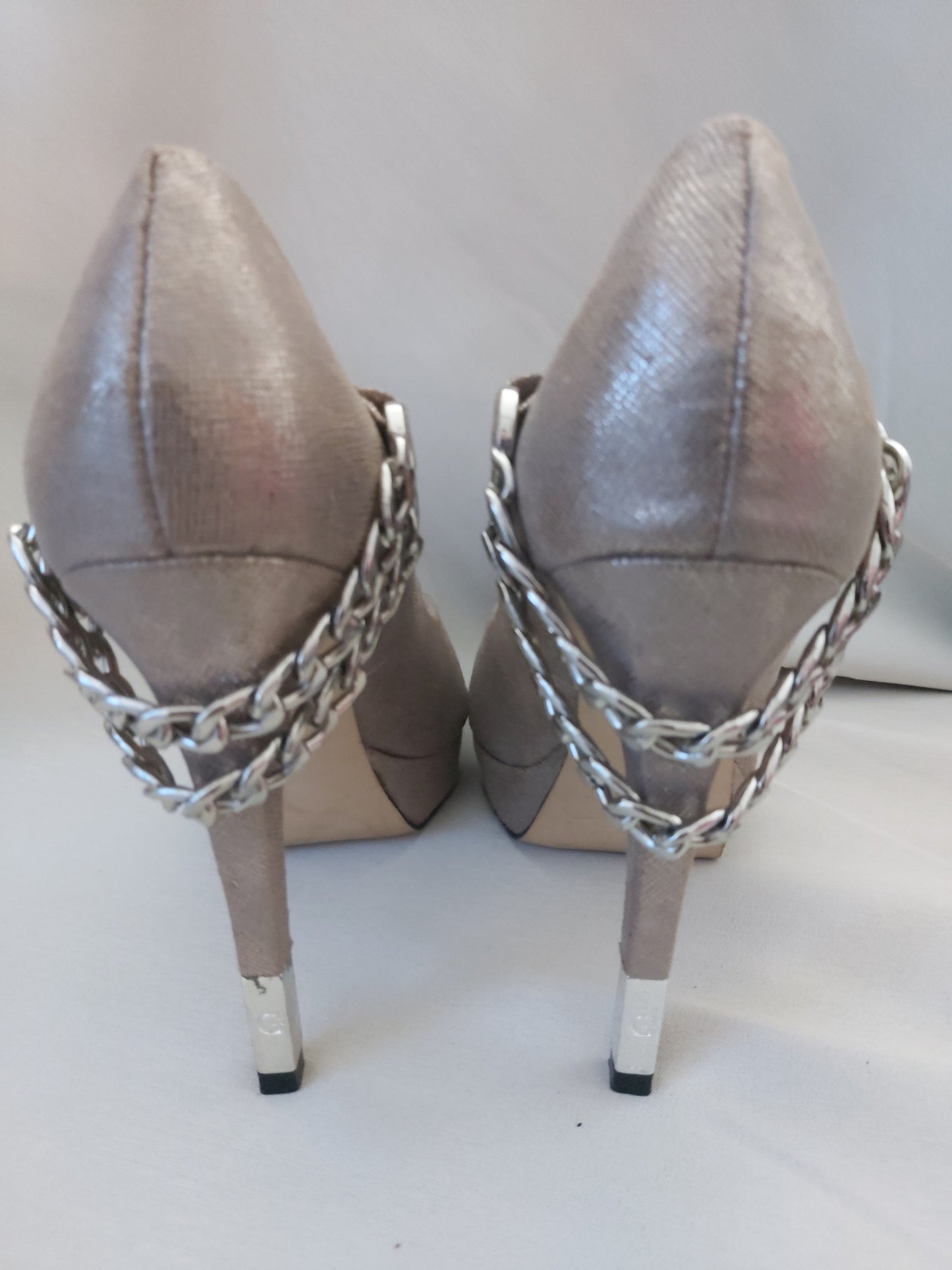 Talons GUESS argenté