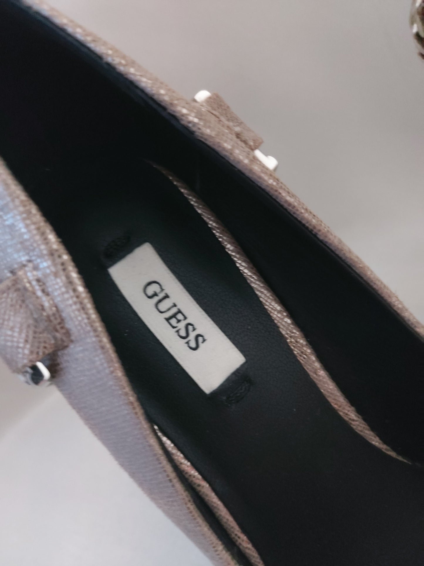 Talons GUESS argenté