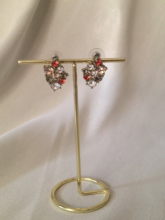 Boucle oreilles petit diamant