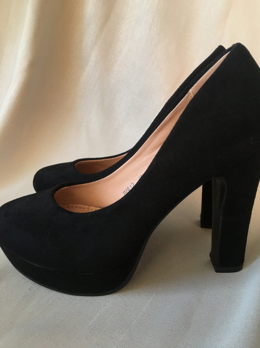 Escarpins noir velours